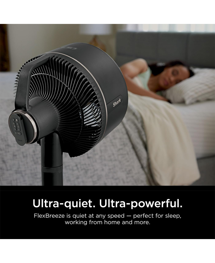 Shark Flexbreeze High-Velocity Hybrid Cordless + Corded Fan | Black FA220UK Redmond Electric Gorey