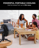 Shark FlexBreeze Pro Mist Indoor & Outdoor Fan & Outdoor Misting System - FA300UK Redmond Electric Gorey