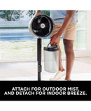 Shark FlexBreeze Pro Mist Indoor & Outdoor Fan & Outdoor Misting System - FA300UK Redmond Electric Gorey