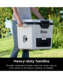 Ninja FrostVault 28L Hard Cooler with Dry Zone | Cloud White Redmond Electric Gorey