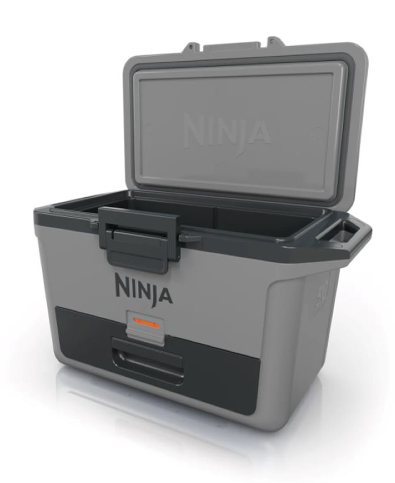 Ninja FrostVault 47L Hard Cooler with Dry Zone | Slate Grey Redmond Electric Gorey