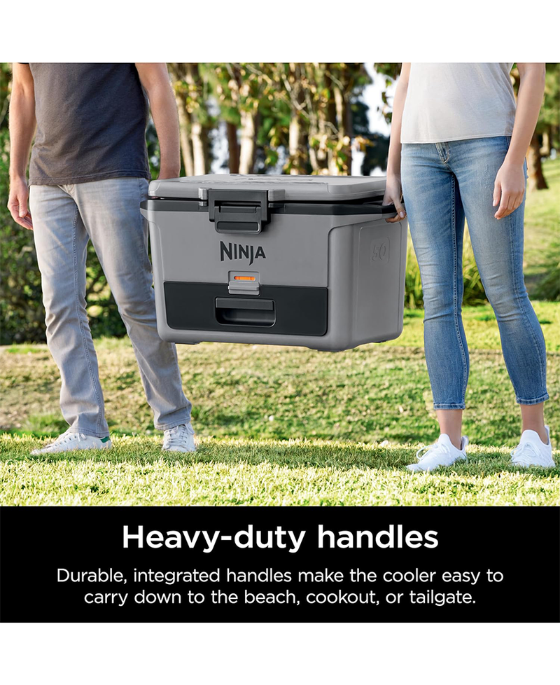 Ninja FrostVault 47L Hard Cooler with Dry Zone | Slate Grey Redmond Electric Gorey