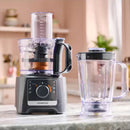MultiPro Compact 2.1L Food Processor & Blender Slate Grey
