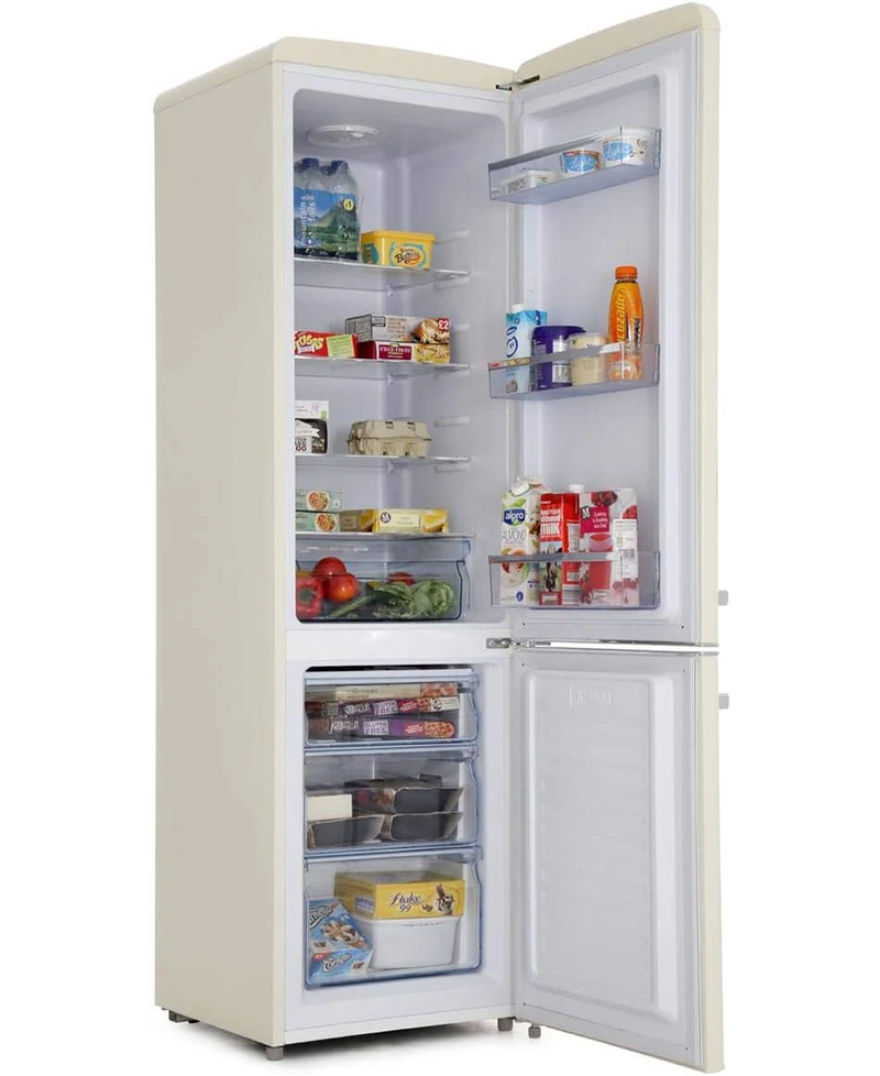 Amica 60/40 Retro Style Fridge Freezer | 181cm (H) | Cream FKR29653C Redmond Electric Gorey