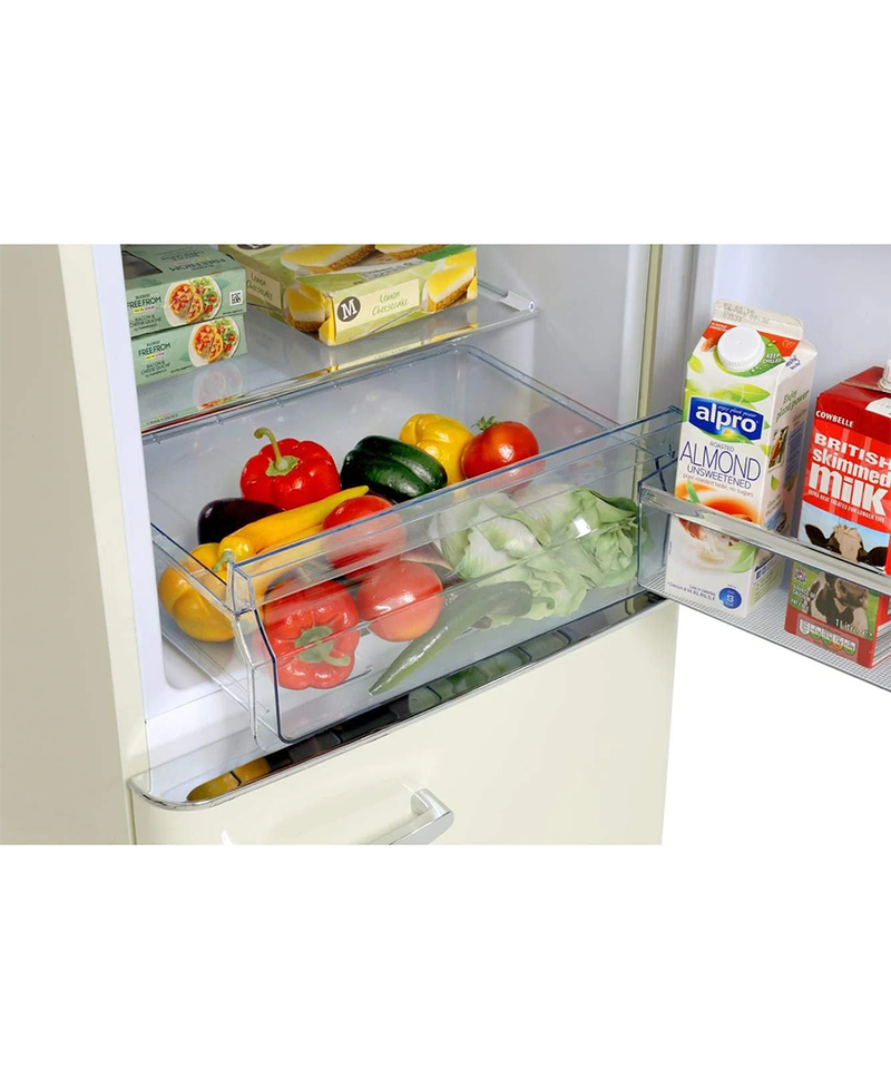 Amica 60/40 Retro Style Fridge Freezer | 181cm (H) | Cream FKR29653C Redmond Electric Gorey