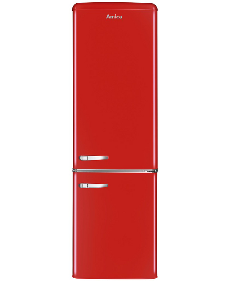 Amica 60/40 Retro Style Fridge Freezer | 181cm (H) | Red FKR29653R Redmond Electric Gorey