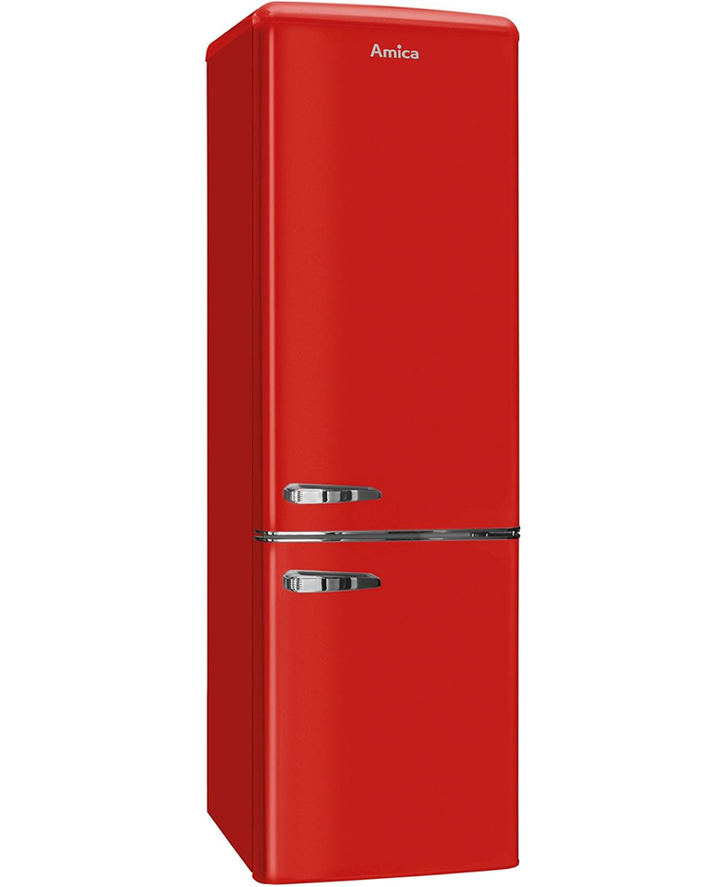 Amica 60/40 Retro Style Fridge Freezer | 181cm (H) | Red FKR29653R Redmond Electric Gorey