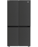 American Fridge Freeze with HarvestFresh | 182cm (H) | Black Steel - Redmond Electric