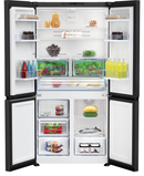 American Fridge Freeze with HarvestFresh | 182cm (H) | Black Steel - Redmond Electric