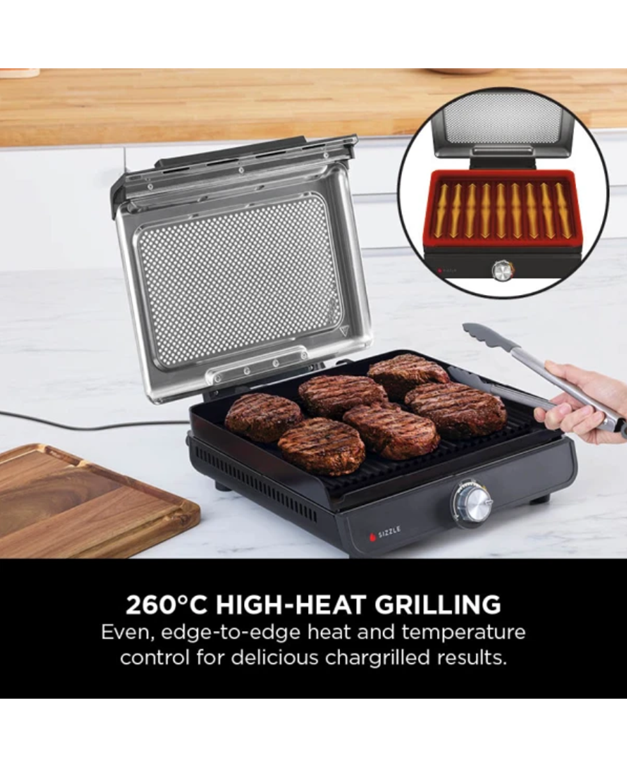 Ninja Sizzle Indoor Grill & Flat Plate GR101UK Redmond Electric Gorey
