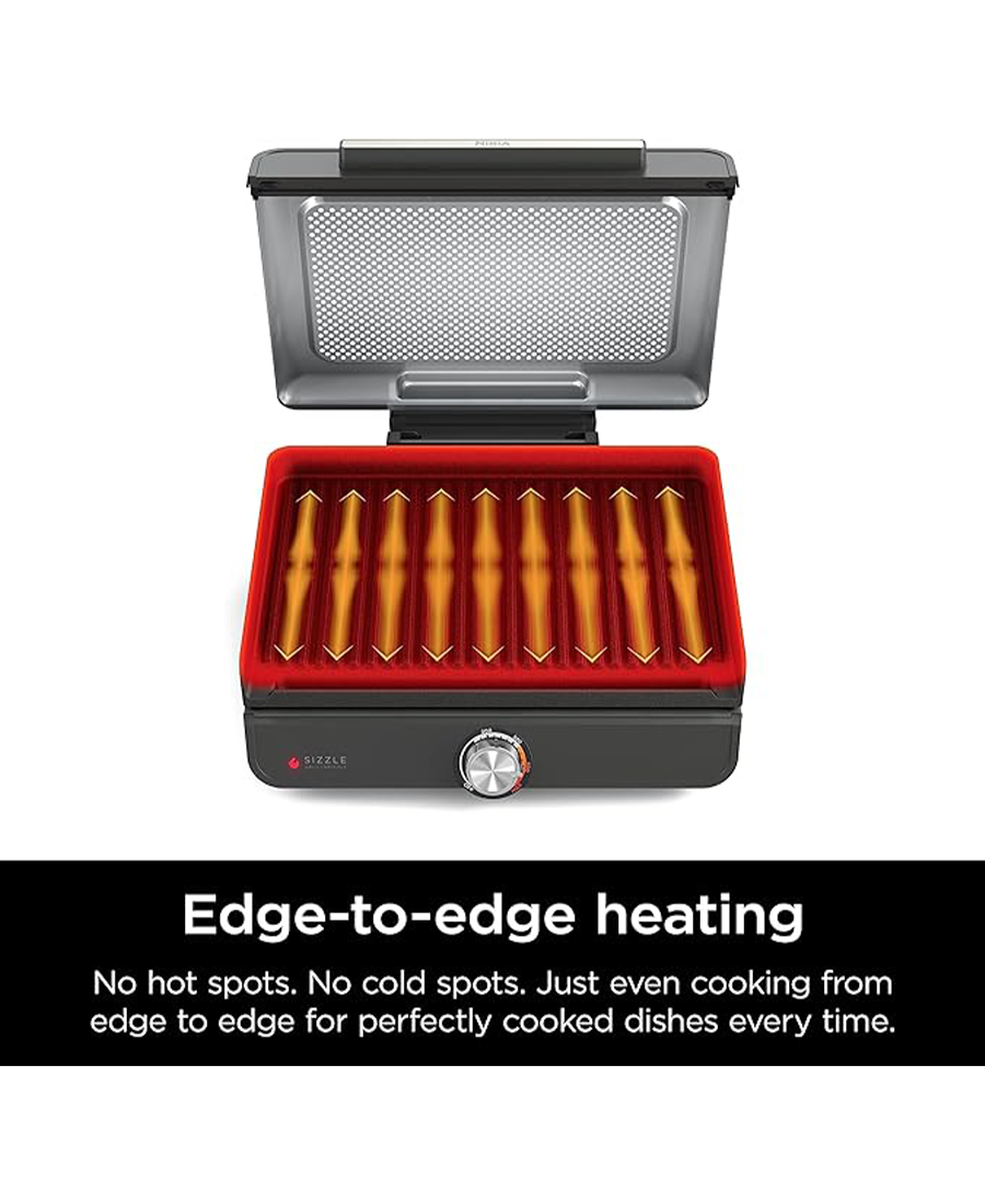 Ninja Sizzle Indoor Grill & Flat Plate GR101UK Redmond Electric Gorey