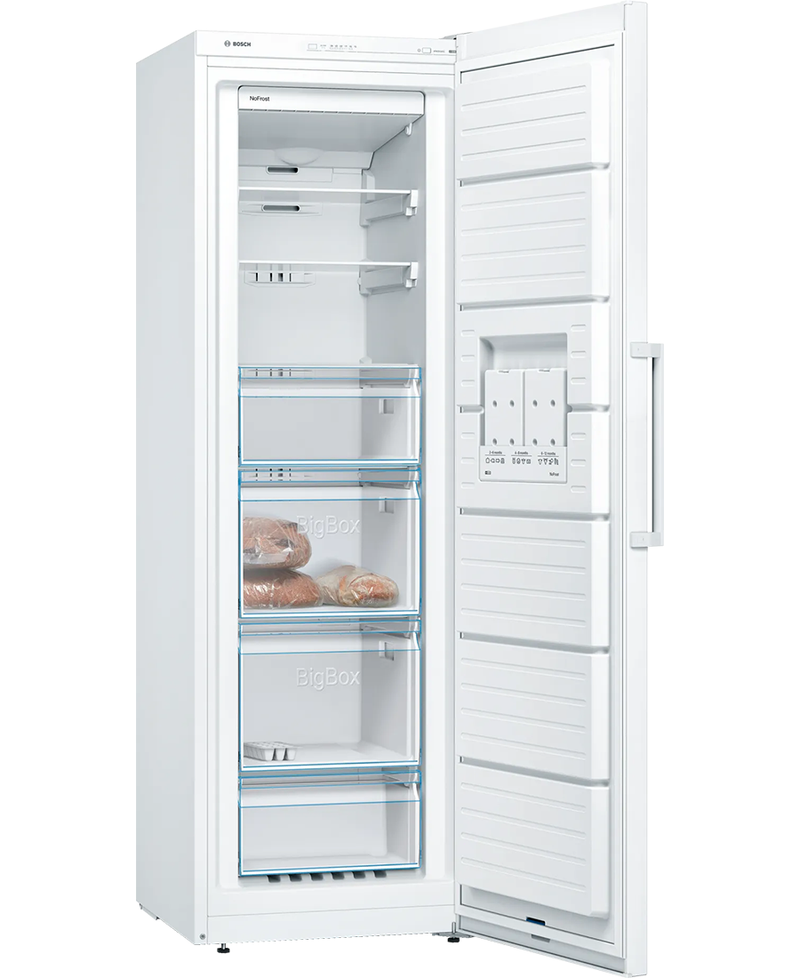 Bosch Series 4 Freestanding Upright Freezer | 186 (H) | White GSN36VWEPG Redmond Electric Gorey