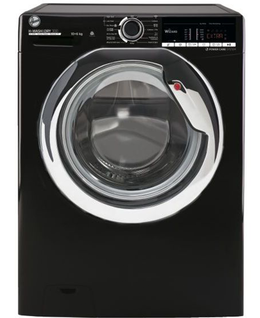 Hoover H-WASH&DRY 300+ 10kg / 6kg 1400rpm Washer Dryer | Black - H3D41065TACBE-80 Redmond Electric Gorey