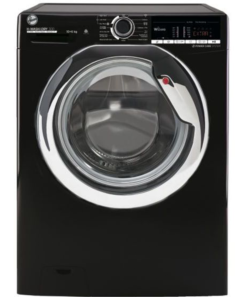 Hoover H-WASH&DRY 300+ 10kg / 6kg 1400rpm Washer Dryer | Black - H3D41065TACBE-80 Redmond Electric Gorey