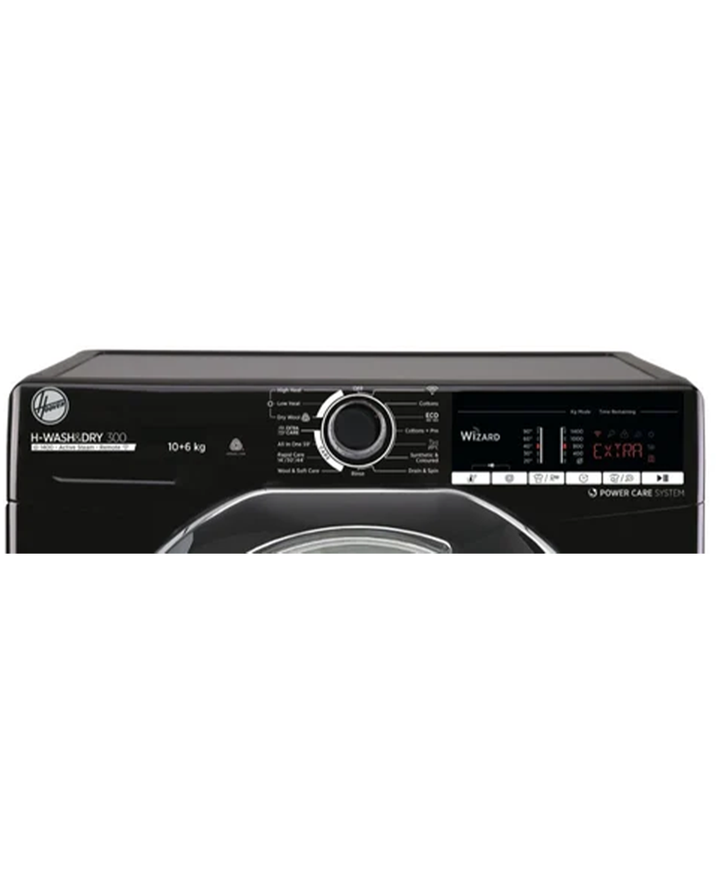 Hoover H-WASH&DRY 300+ 10kg / 6kg 1400rpm Washer Dryer | Black - H3D41065TACBE-80 Redmond Electric Gorey