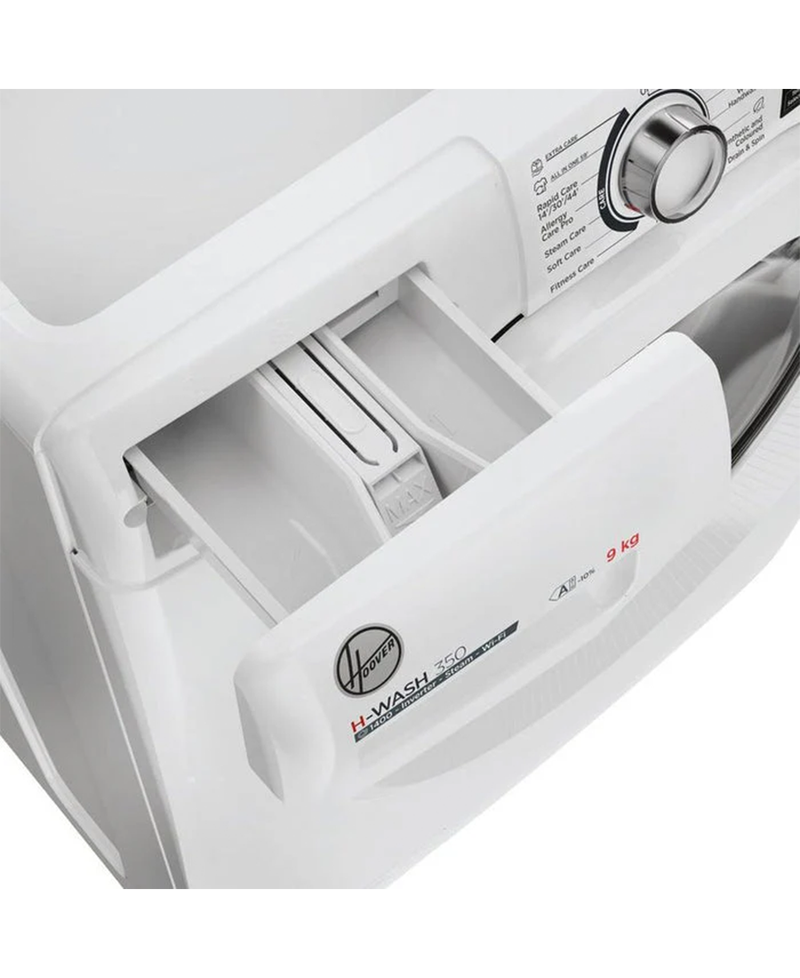 Hoover H-WASH 350 9kg A Rated Washing Machine | H3WPS496TAM6-80 Redmond Electric Gorey