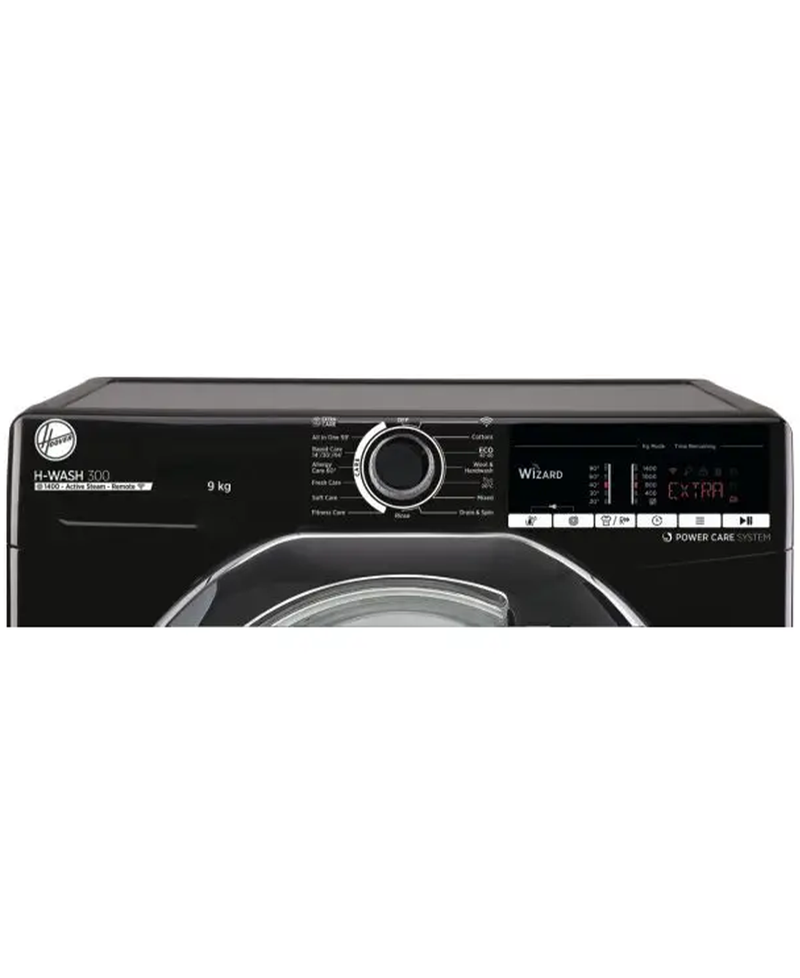Hoover H-WASH 300 Lite 9kg 1400rpm Washing Machine | Black - H3WS495TACBE-80 Redmond Electric Gorey