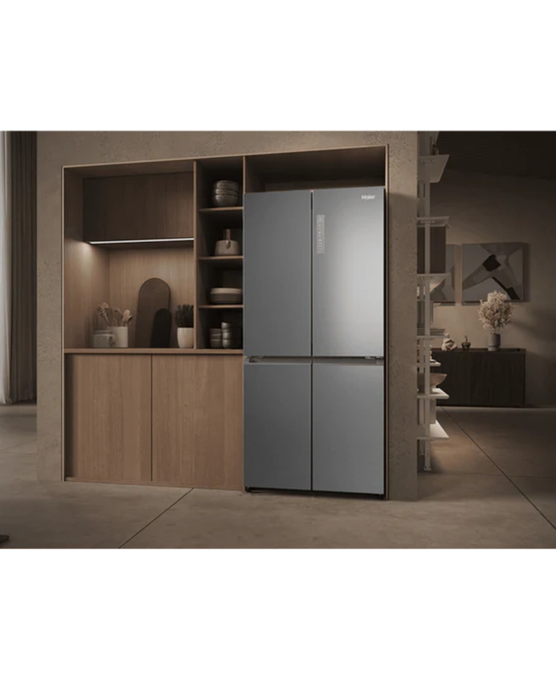 Haier Cube 83 Series 3 Multi Door Fridge Freezer | 182cm (H) | Silver HCR3818ENMG Redmond Electric Gorey