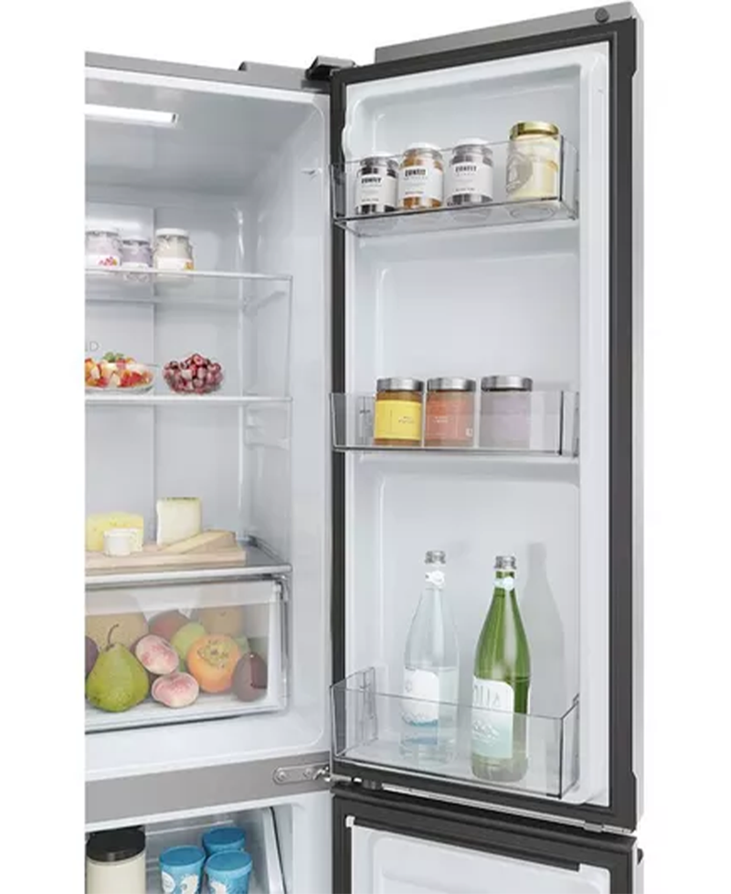 Haier Cube 83 Series 3 Multi Door Fridge Freezer | 182cm (H) | Platinum Inox HCR3818ENMM Redmond Electric Gorey