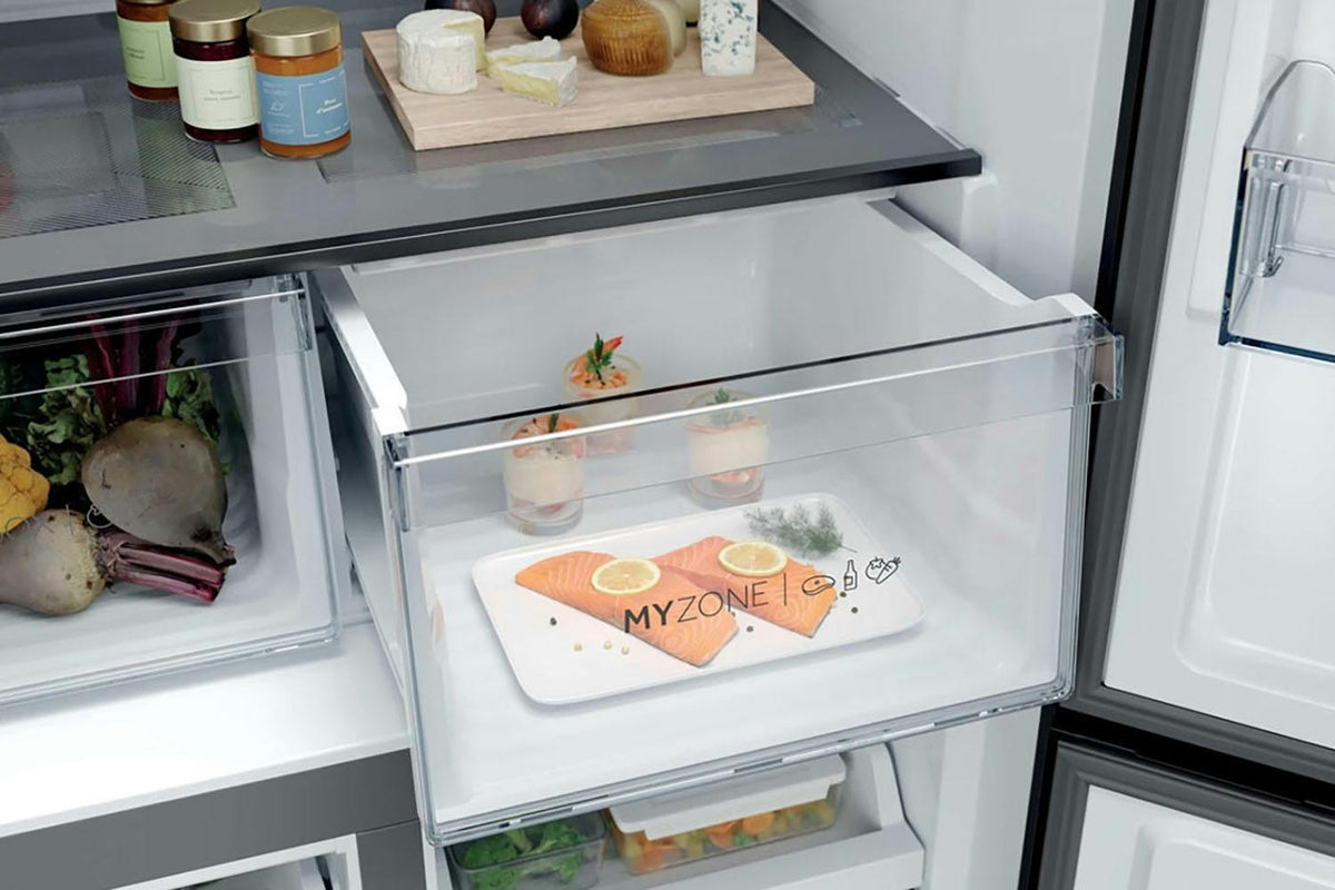 Haier Cube 90 Series 3 Multi Door Fridge Freezer | Slate Black - HCR39F19ENPT Redmond Electric