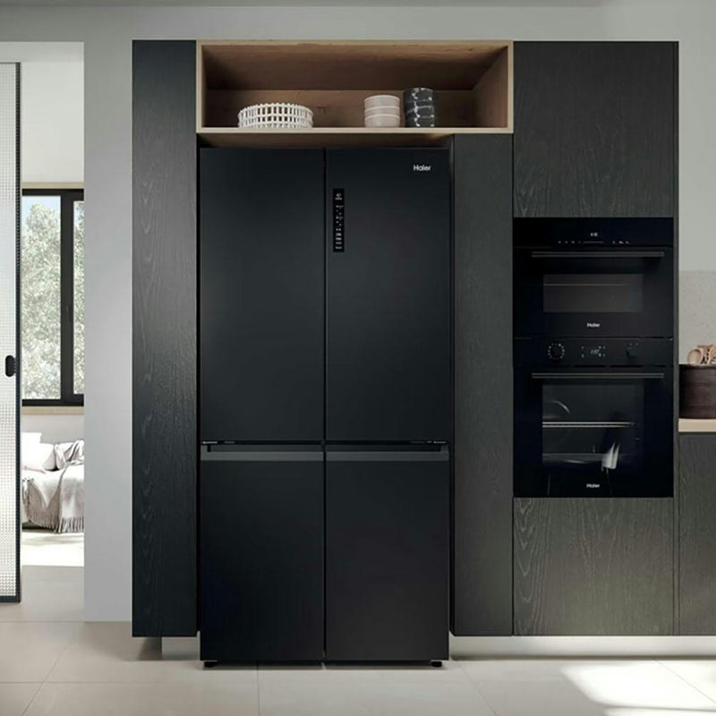 Haier Cube 90 Series 3 Multi Door Fridge Freezer | Slate Black - HCR39F19ENPT Redmond Electric