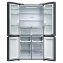 Haier Cube 90 Series 3 Multi Door Fridge Freezer | Slate Black - HCR39F19ENPT Redmond Electric