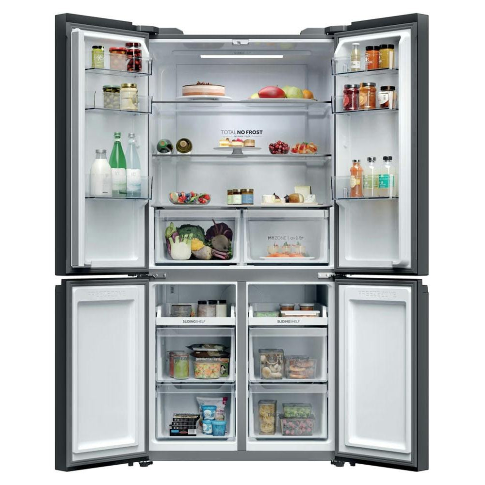 Haier Cube 90 Series 3 Multi Door Fridge Freezer | Slate Black - HCR39F19ENPT Redmond Electric