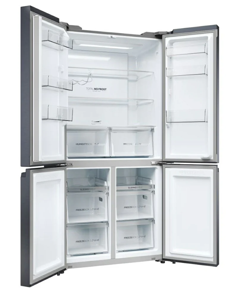 Haier Cube 90 Series 5 Multi Door Fridge Freezer | 190cm (H) | Brushed Black HCR5919ENMB Redmond Electric Gorey