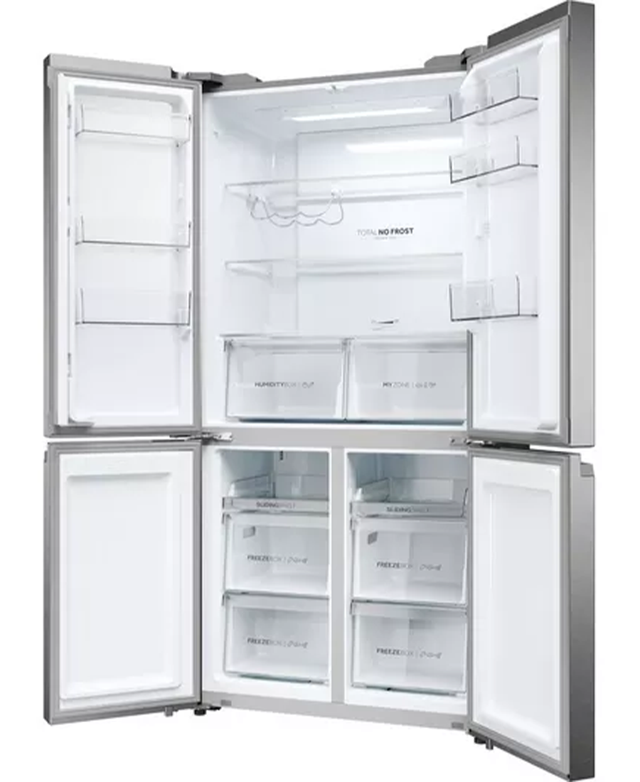 Haier Cube 90 Series 5 Multi Door Fridge Freezer | 190cm (H) | Platinum Inox HCR5919ENMP Redmond Electric Gorey