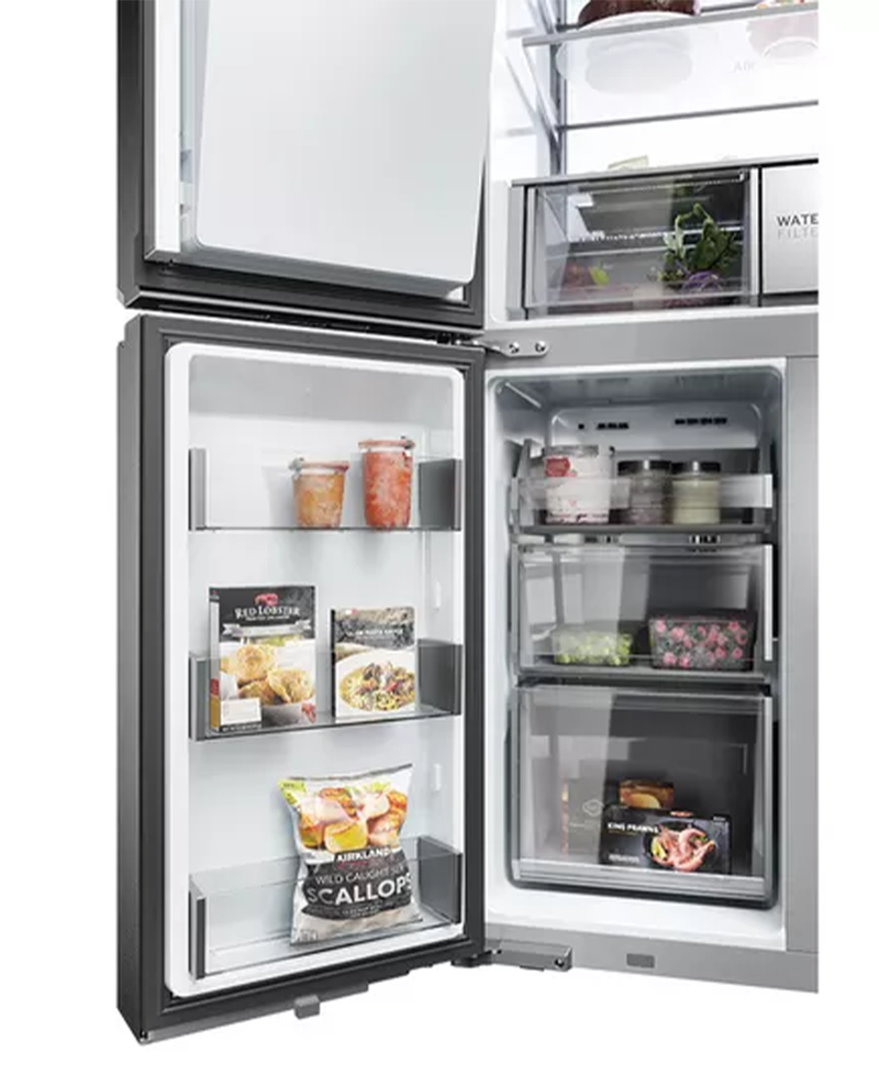 Haier Cube 90 Series 7 Multi Door Fridge Freezer | 176cm (H) | Platinum Inox HCR7918EIMP Redmond Electric Gorey