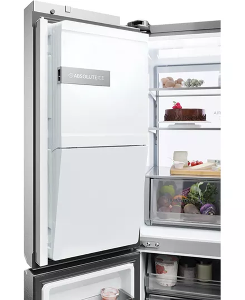 Haier Cube 90 Series 7 Multi Door Fridge Freezer | 176cm (H) | Platinum Inox HCR7918EIMP Redmond Electric Gorey