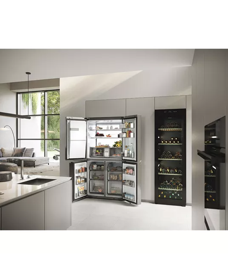 Haier Cube 90 Series 7 Multi Door Fridge Freezer | 176cm (H) | Platinum Inox HCR7918EIMP Redmond Electric Gorey