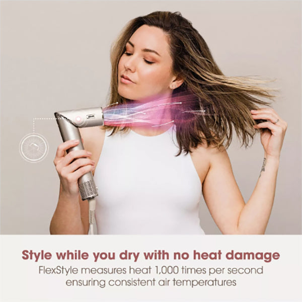 FlexStyle 4-In-1 Air Styler & Hair Dryer - Stone | HD436SLUK
