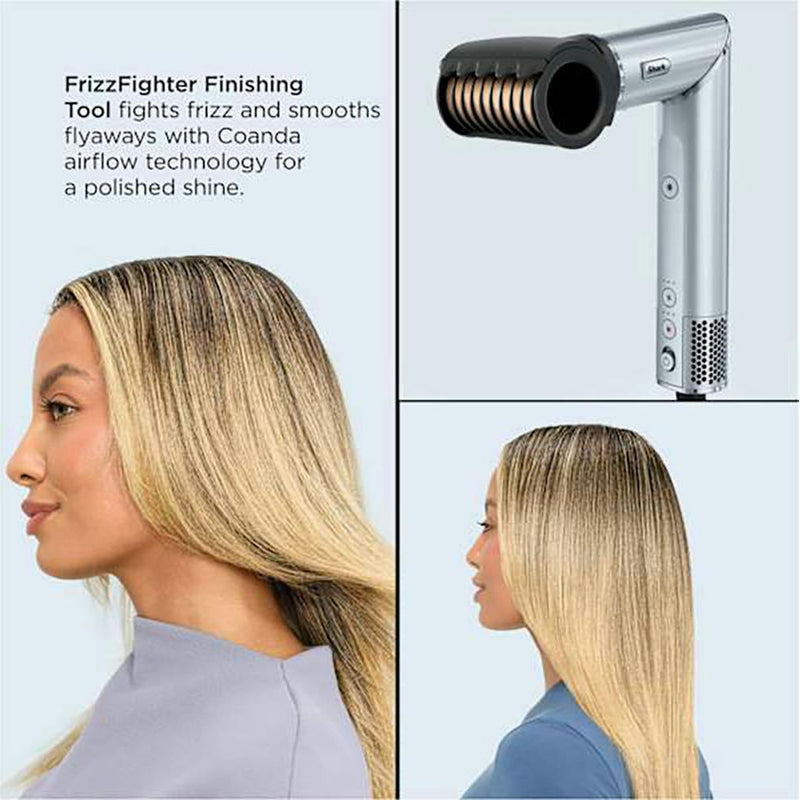 Shark FlexStyle 6-in-1 Air Styler & Hair Dryer | HD476WHUK | Glacial Blue Redmond Electric Gorey