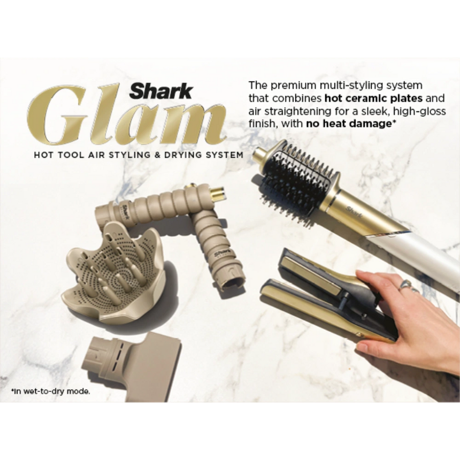 Glam Straight Waves and Curls Multi Styler | Gold