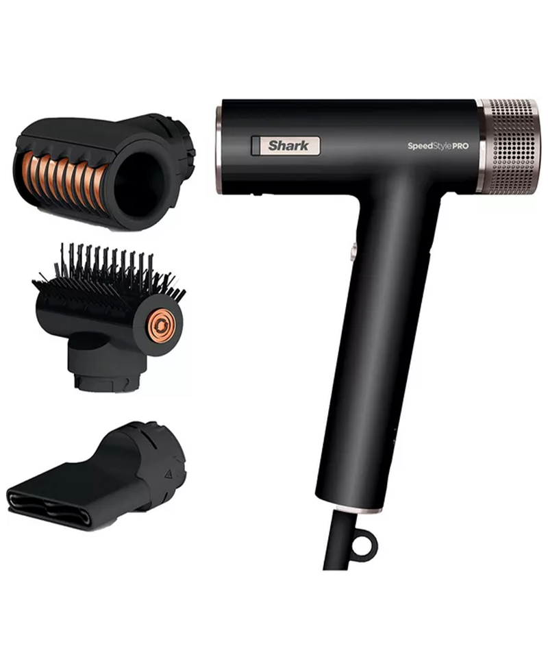 Shark SpeedStyle Pro 3-in-1 High-Velocity Hair Dryer System for Straight & Wavy Hair | Black HD731UK Redmond Electric Gorey