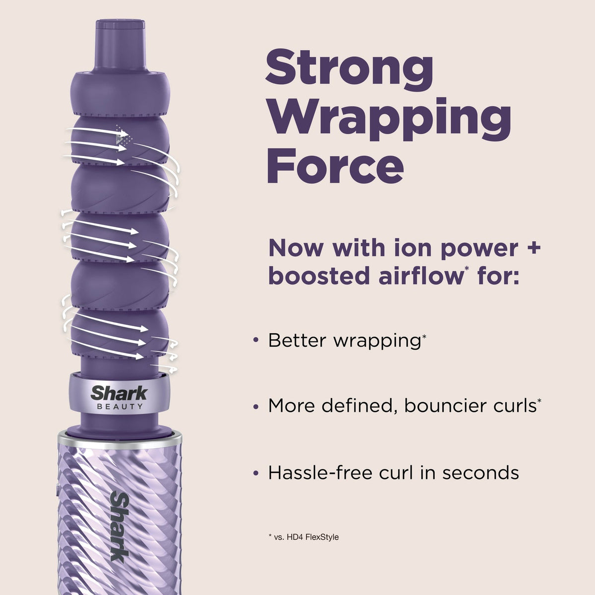 FlexStyle IonCurl Air Styler & Hair Dryer, 4-in-1 - Lilac