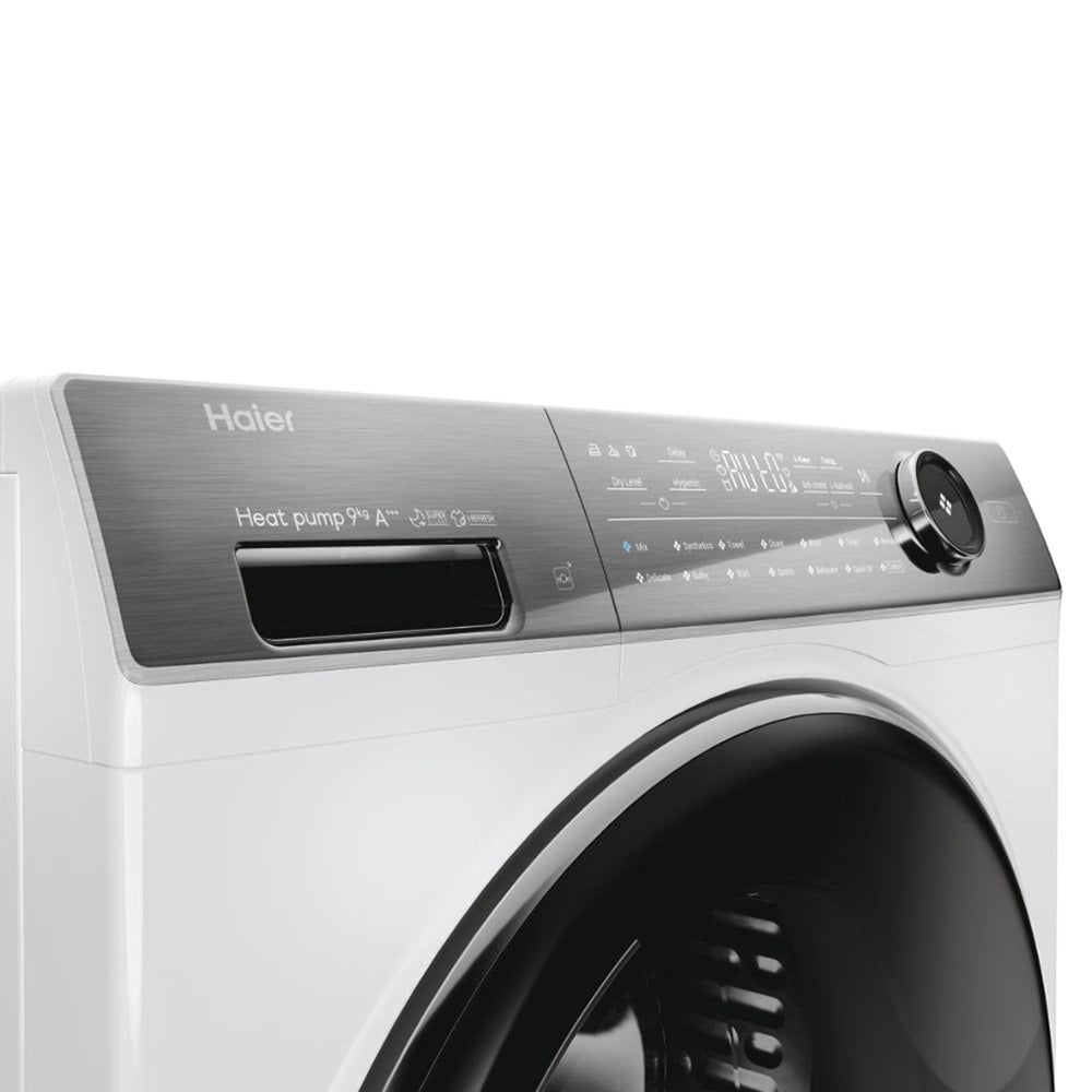 Haier I-Pro Series 7 Plus 9KG Heat Pump Tumble Dryer | White - HD90-A3Q979U1 Redmond Electric Gorey