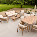 Hera 8 Seat Rattan Dining Wooden Set with Rectangular Table - HUCHERA8D Redmond Electric Gorey