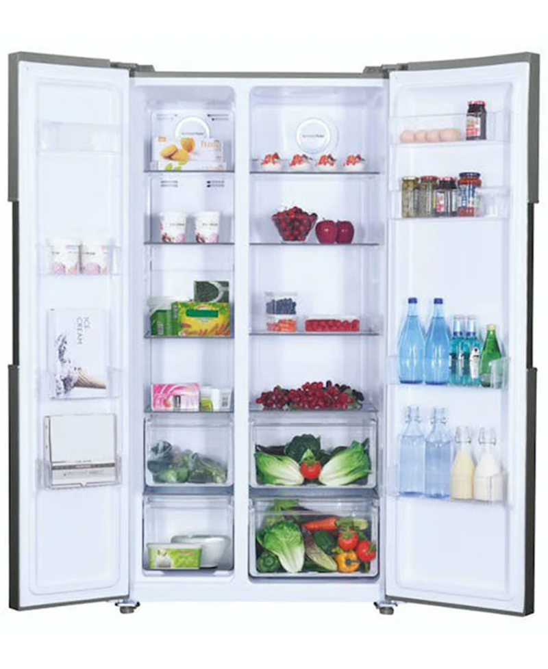 Hoover H-Fridge 500 Maxi American Fridge Freezer | (H) 177cm | Stainless Steel HHSBSO6174XK Redmond Electric Gorey