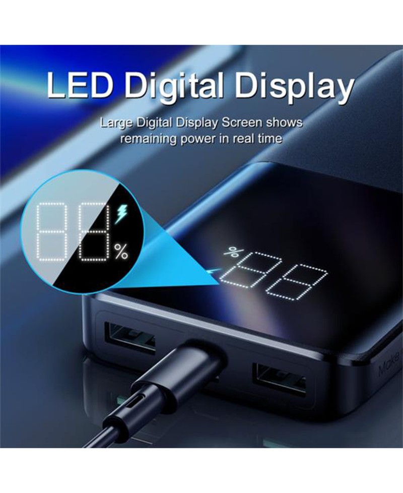 Joyroom LED Digital Display Fast Charging Power Bank 3Ah 10000Mah | Black HL-PB191 Redmond Electric Gorey