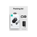 65W GaN 3-Port Fast Charger with USB-C Cable