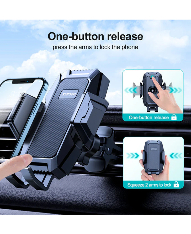 Joyroom Mechanical 360° Car Phone Holder Mount | Black HL-ZS285 Redmond Electric Gorey