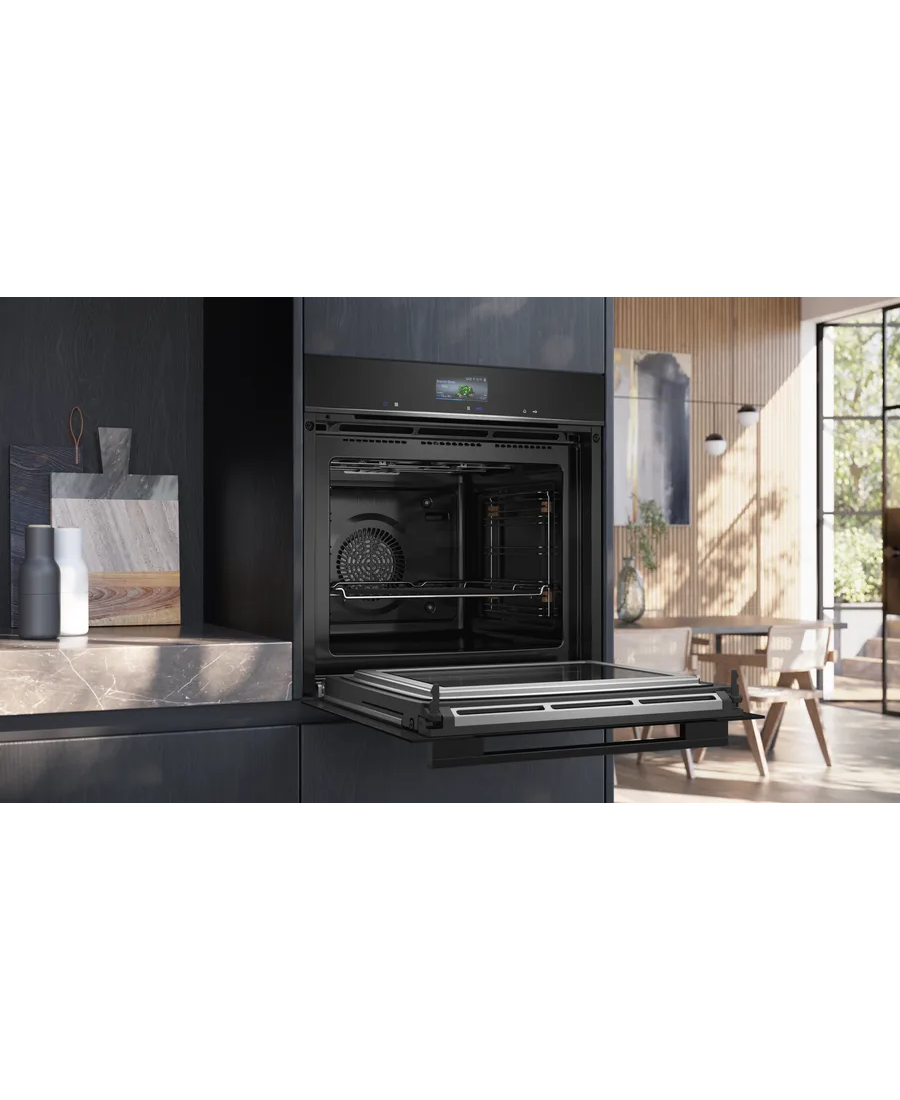 Siemens iQ700 Built In Single Oven with Microwave HM776G1B1B Redmond Electric Gorey