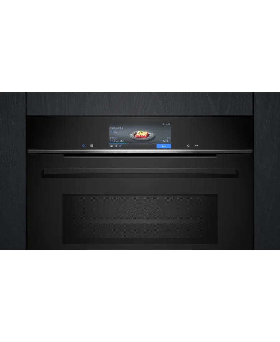 Siemens iQ700 Built In Single Oven with Microwave HM778GMB1B Redmond Electric Gorey 