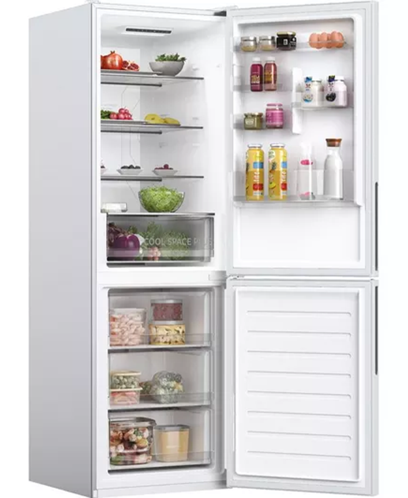 Hoover H-FRIDGE 500 Smart 60/40 Fridge Freezer | (H) 185cm | Silver HOCE4T618ESK Redmond Electric Gorey