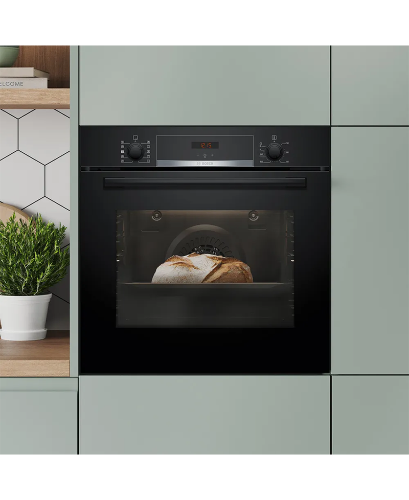 Series 4 Built-In Single Oven with Added Steam | Black