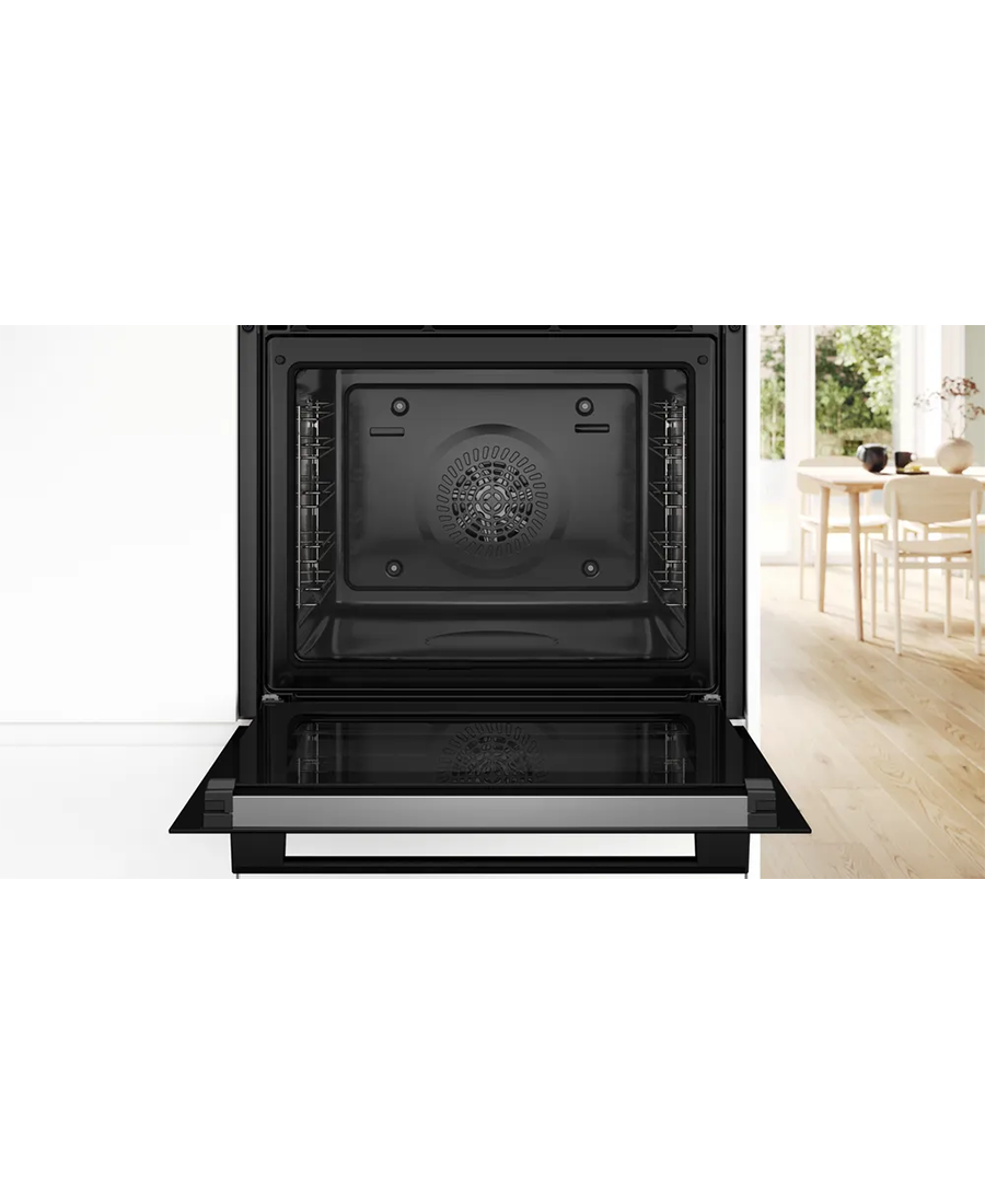 Bosch Series 4 Built-In Single Oven with Added Steam | Black - HQA574BB3B Redmond Electric Gorey
