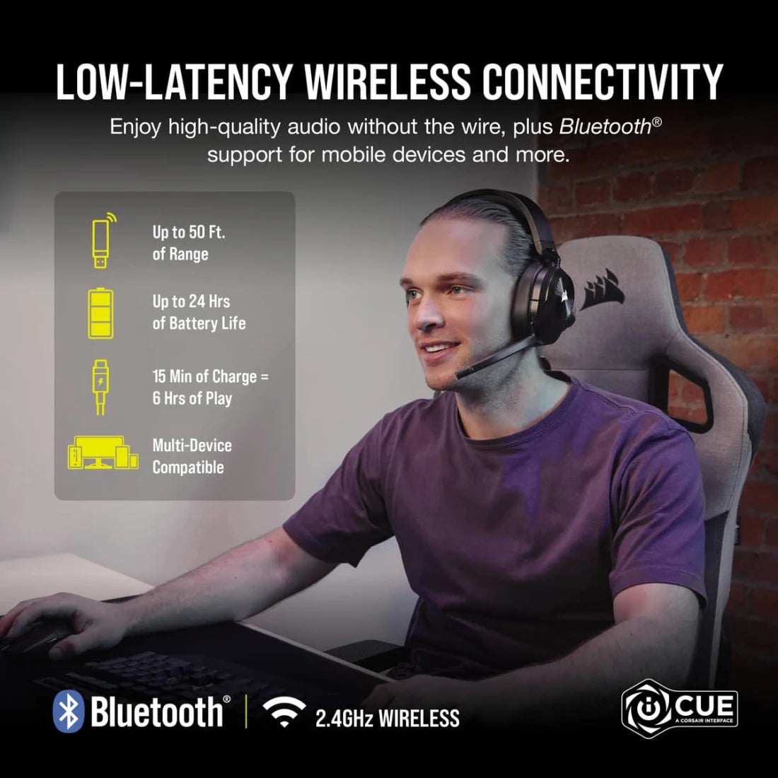HS55 Wireless Carbon Headset | 106-CA-9011280-EU - Redmond Electric