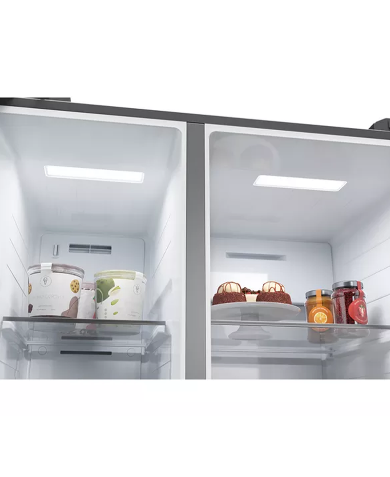 Haier SBS 90 Series 5 American Fridge Freezer | 176cm (H) | Platinum Inox Redmond Electric Gorey